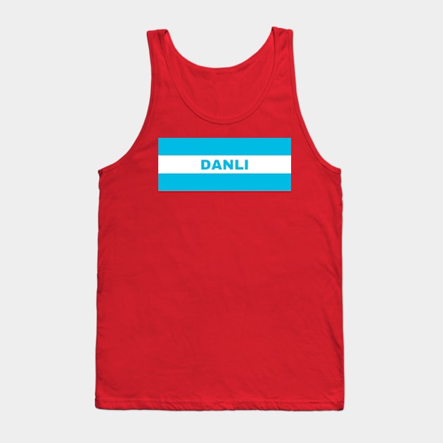 Danli City in Honduras Flag Colors Tank Top by aybe7elf